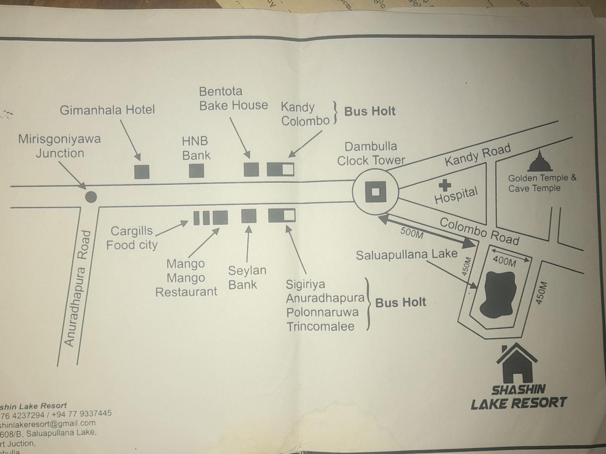 Shashin Lake Resort Dambulla Eksteriør bilde